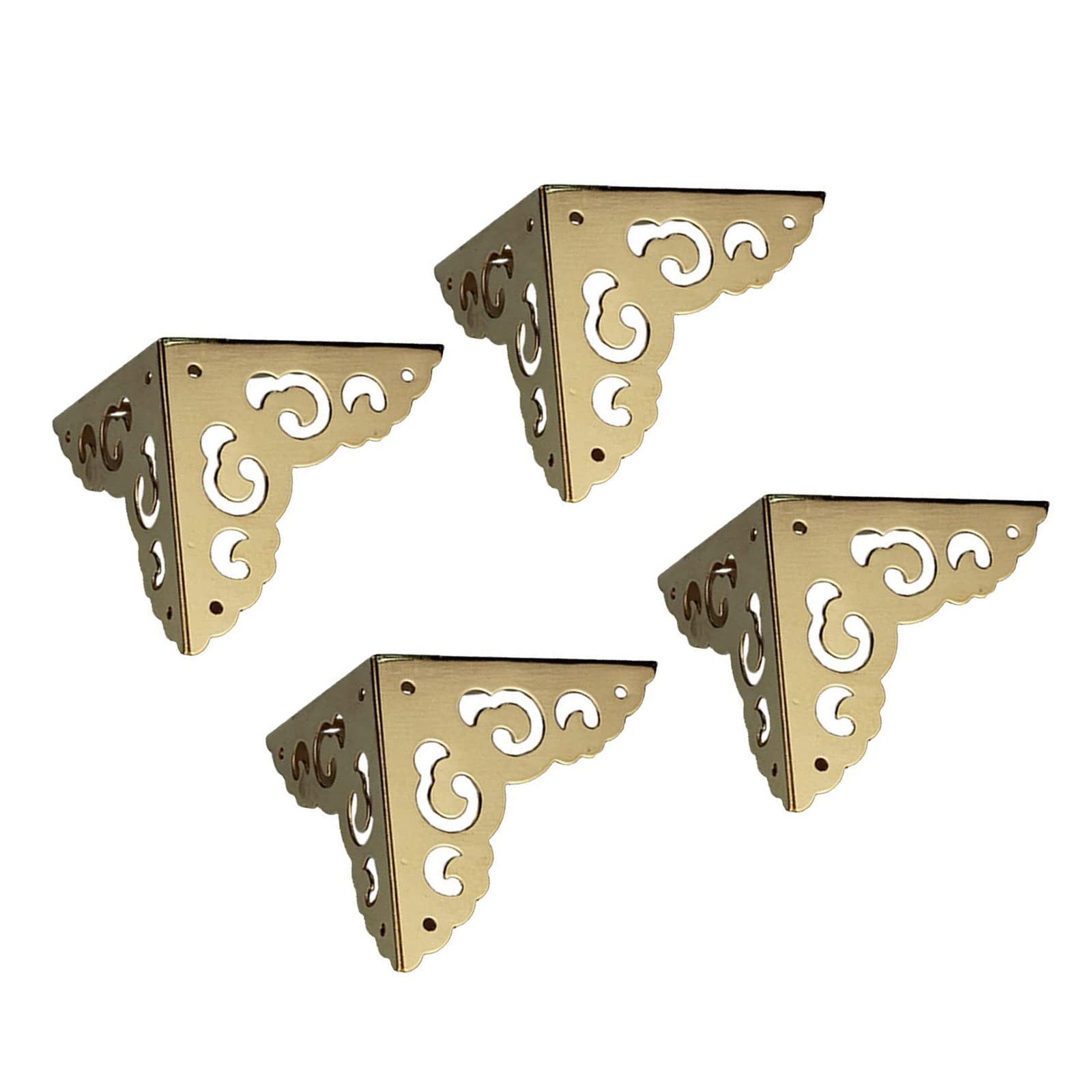 Amazon.co.jp: 4セット コーナー金具 3面角金具 コーナープロテクター